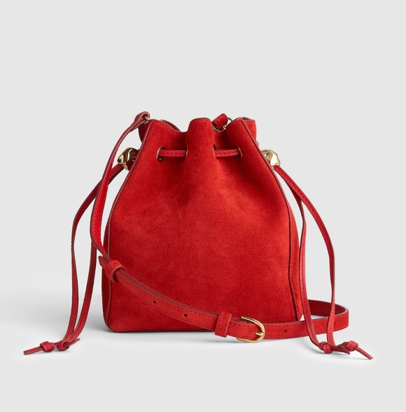 Madewell Handbags - Madewell The Mini Drawstring Crossbody Bucket Bag